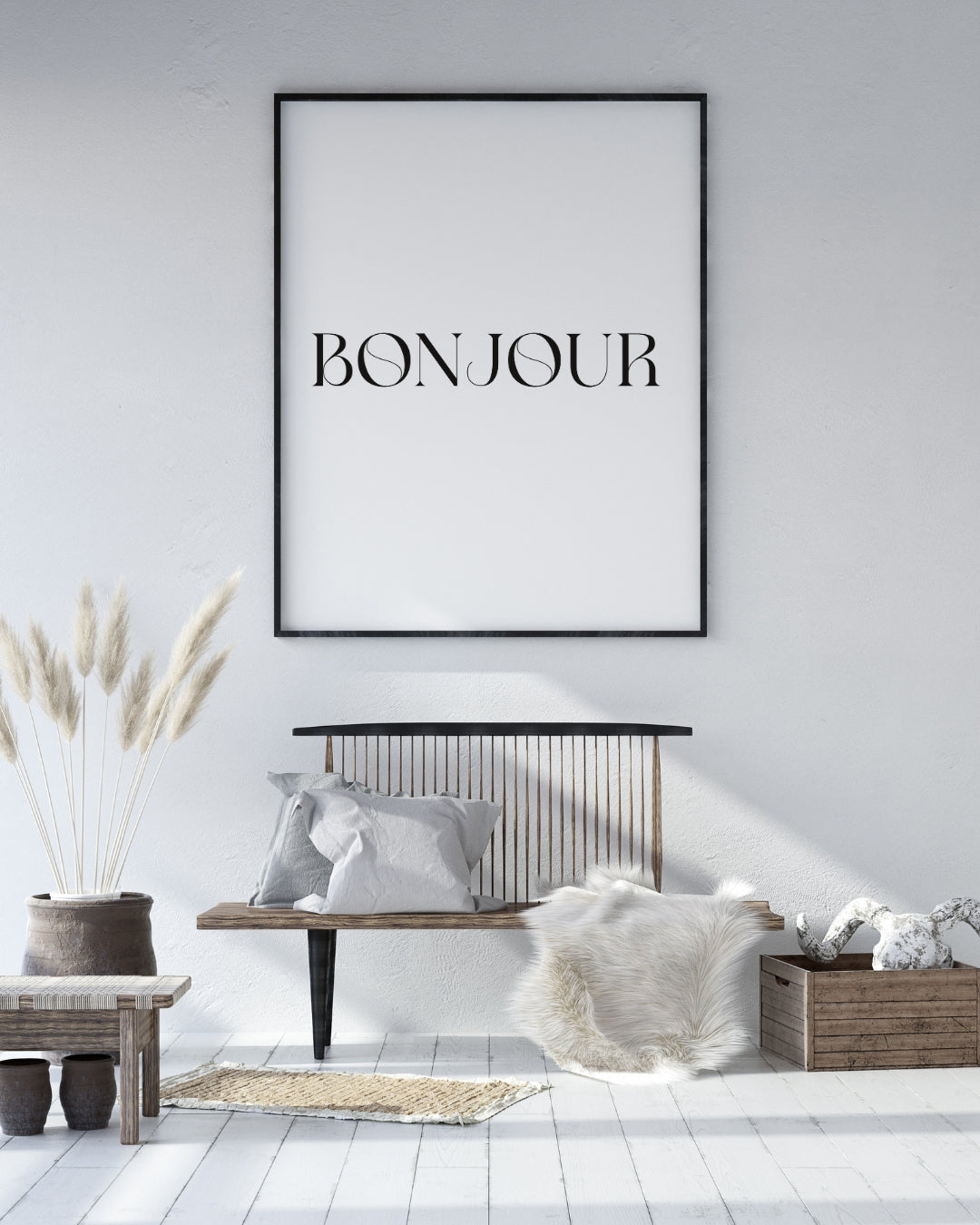 BONJOUR Framed Poster