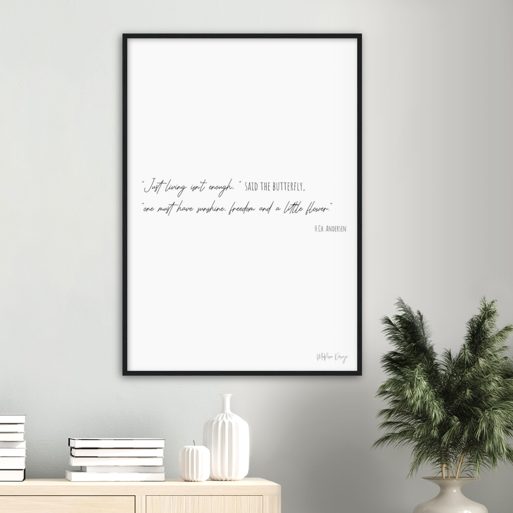 Motto Framed Poster